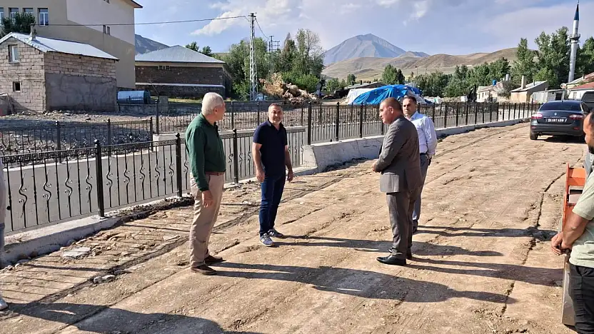 Eleşkirt'te Karşıyaka Mahallesi'ni merkeze bağlayacak yeni yol açılıyor