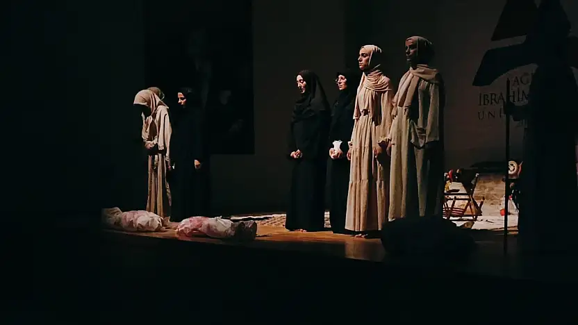 Gazze'nin sessiz çığlığı Ağrı'da sahneye taşındı