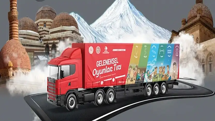 Geleneksel oyunlar tırı Ağrı'da çocuklarla buluşuyor!