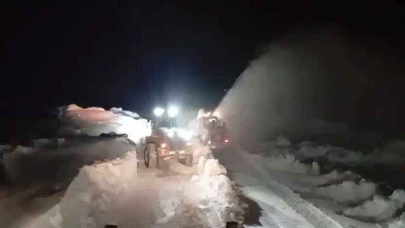 Kağızman–Ağrı kara yolu yeniden kapandı