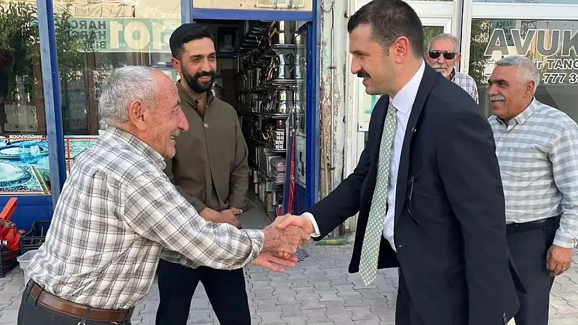 Kaymakam Coşkun hem esnafı dinledi hem yatırımları inceledi