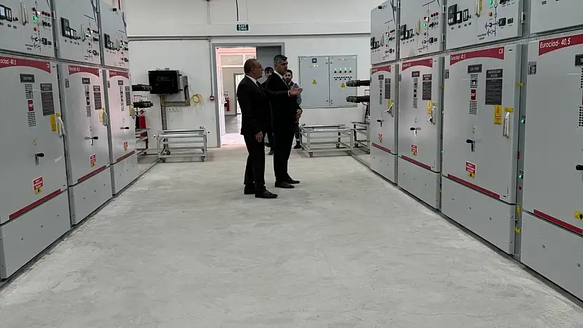 Kaymakam Korkusuz'dan Diyadin Trafo Merkezi'ne inceleme ziyareti