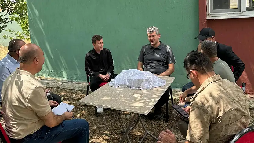 Kaymakam Korkusuz vatandaşın kapısını çaldı, talepleri dinledi