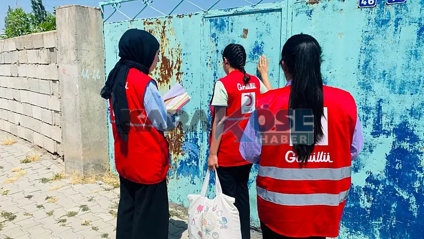 Kızılay gönüllüleri, bebeklerin ilk ihtiyaçlarını karşıladı