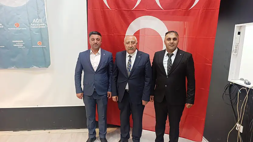 MHP Doğubayazıt İlçe Başkanlığına yeniden Ahmet Tan seçildi