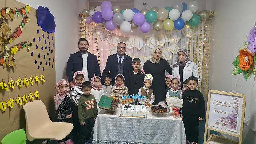 Minik öğrencinin Kur'an sevinci paylaşıladı