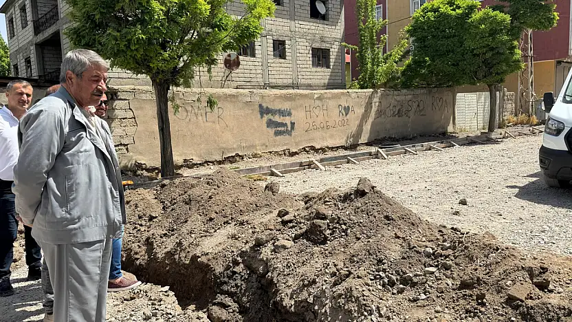 Patnos'ta adım adım dönüşüm: Tatlı Sokak'ta asfalt öncesi son hazırlık