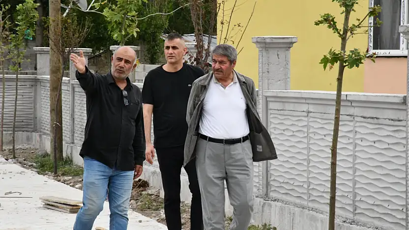 Patnos'ta Ali Ekber Değerli Mesire Alanı'nda çalışmalar hız kesmiyor