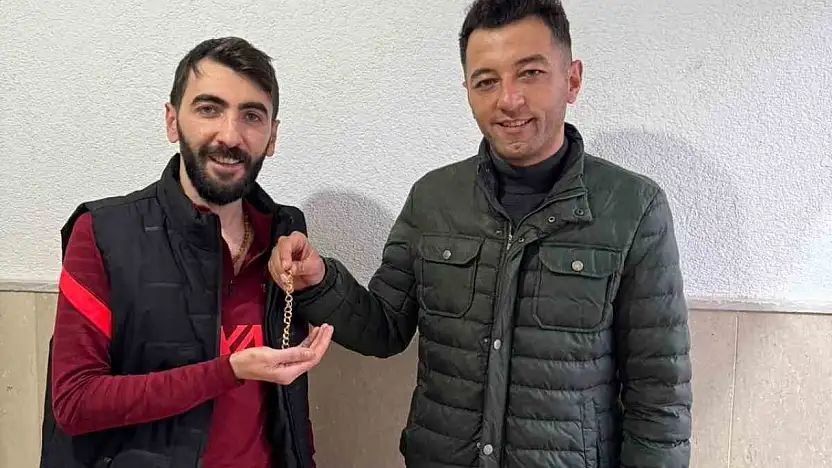 Patnos'ta kaybolan altın bileklik için sevindiren gelişme