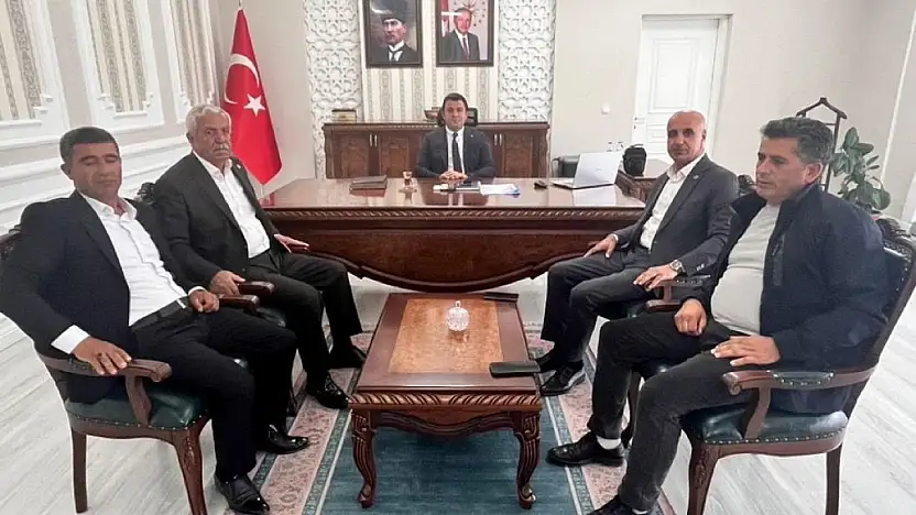 Patnos'ta Kaymakam Dertlioğlu'na ziyaretler sürüyor