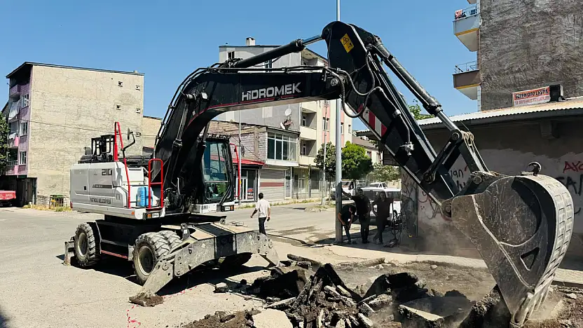 Patnos'ta ulaşımı rahatlatacak çalışma başladı
