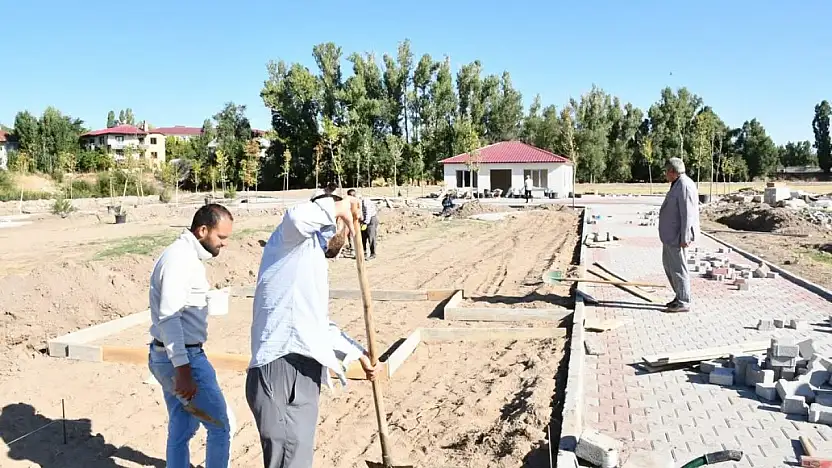 Patnos'ta yeni mesire alanı hizmete açılmak için gün sayıyor