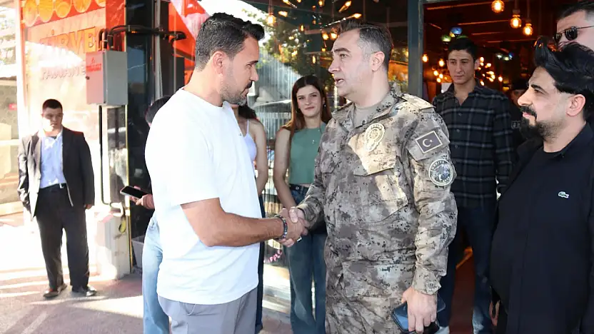 Sahada güvenlik, halkla iletişim: Müdür Önder'in Patnos ziyareti