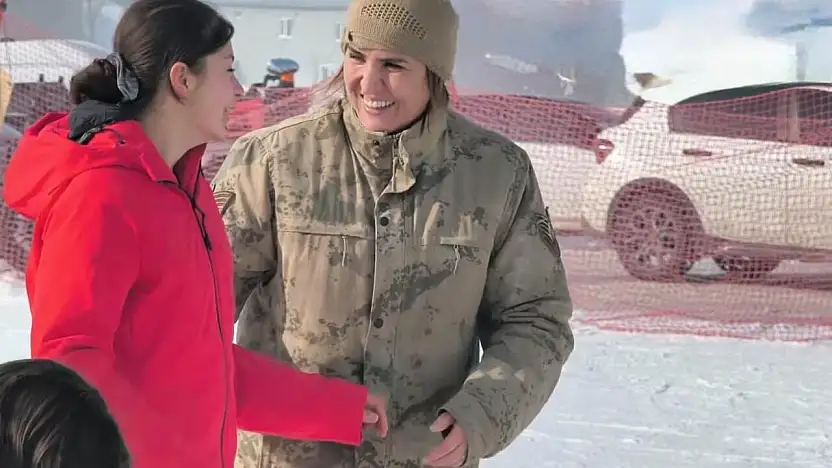 Şehit ve gazilerimizin emanetleri Küpkıran Kayak Tesisi'nde ağırlandı