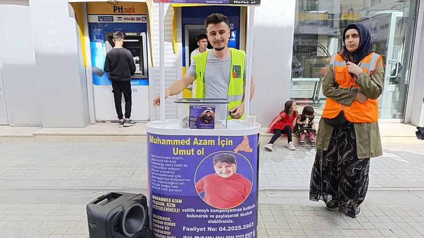 Sosyal medya fenomeni, DMD hastası Muhammed için Ağrı'da sahaya indi