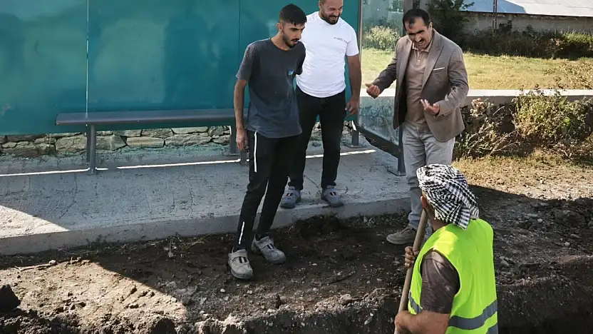 Taşlıçay'da doğalgaz çalışmaları sürüyor