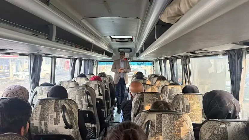 Taşlıçay'da KPSS'ye girecek gençlere belediyeden ücretsiz ulaşım desteği!