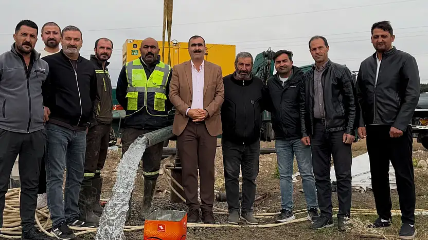 Taşlıçay'da saniyede 20 litre su sağlayacak yeni kaynak bulundu