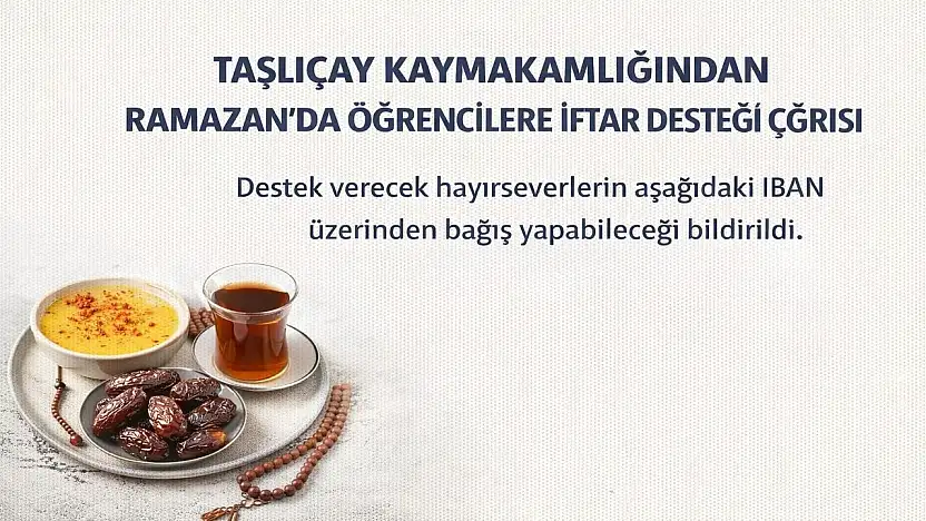 Taşlıçay Kaymakamlığı'ndan esnafa ramazan çağrısı!