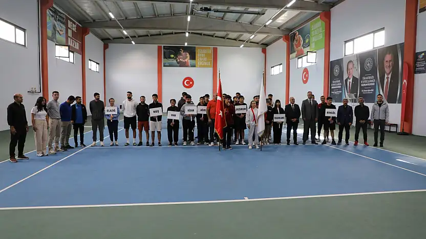 Türkiye Tenis Ligi heyecanı Ağrı'da başladı