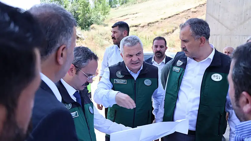 Vali Bozkurt bu kez DSİ yatırımlarını mercek altına aldı