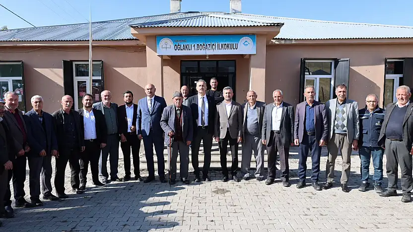 Vali Bozkurt ve İl Başkanı Yıldız, Oğlaklı köyünde vatandaşları dinledi